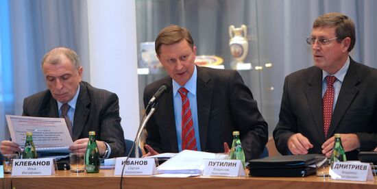 Vice-Prime Minister Sergei Ivanov visits St.Petersburg