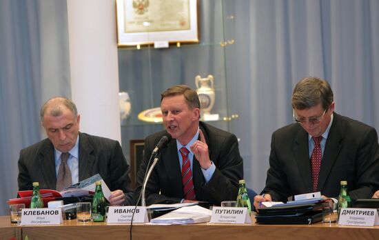 Vice-Prime Minister Sergei Ivanov visits St.Petersburg