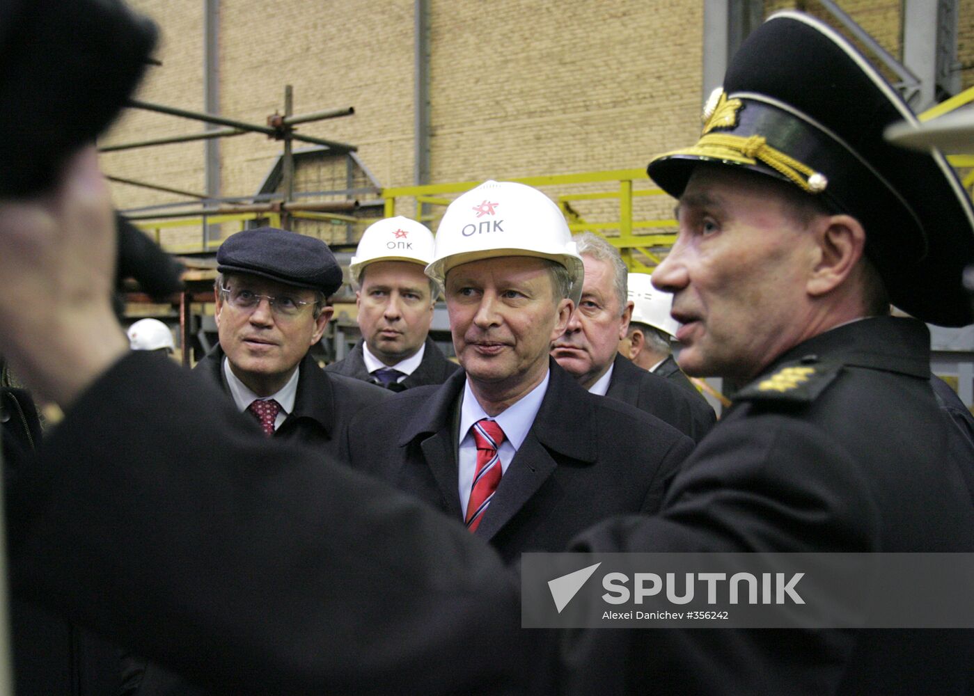 Vice-Prime Minister Sergei Ivanov visits St.Petersburg