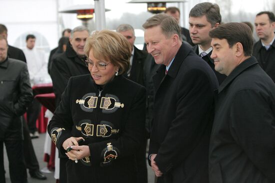 Vice-Prime Minister Sergei Ivanov visits St.Petersburg