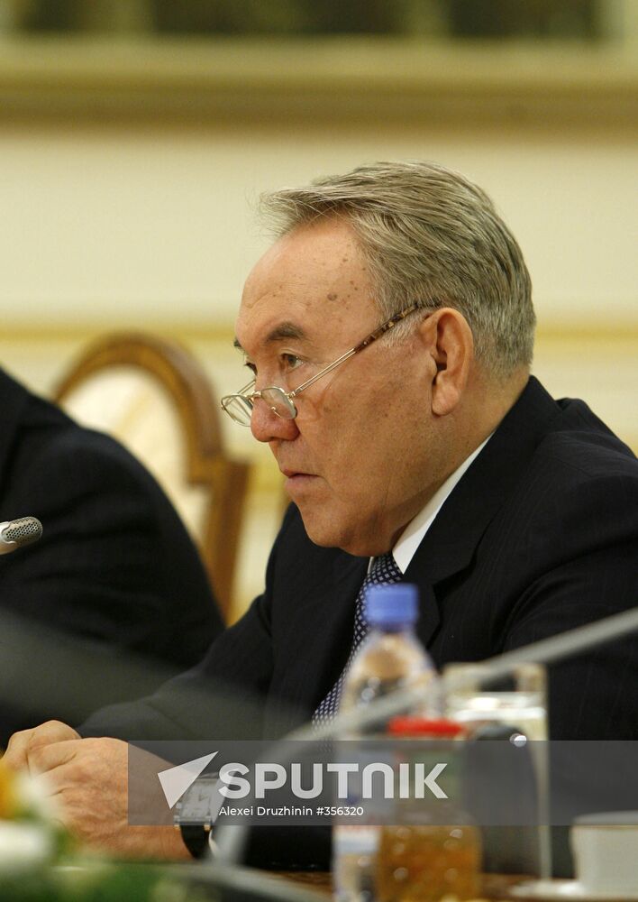 Kazakh President Nursultan Nazarbayev