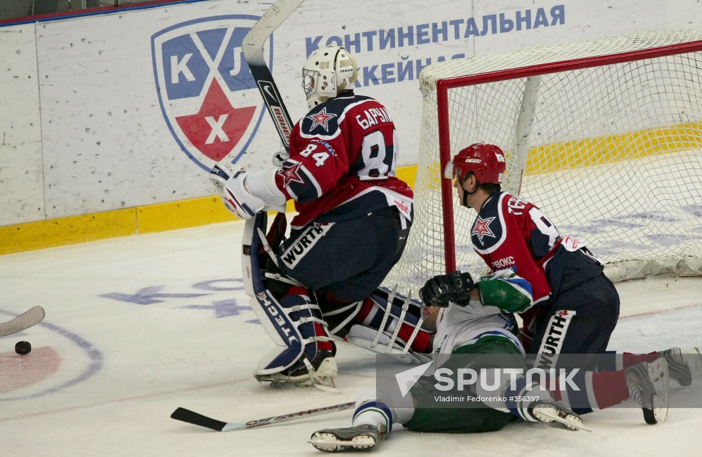 CSKA versus Salavat Yulayev, Continental Hockey League Open