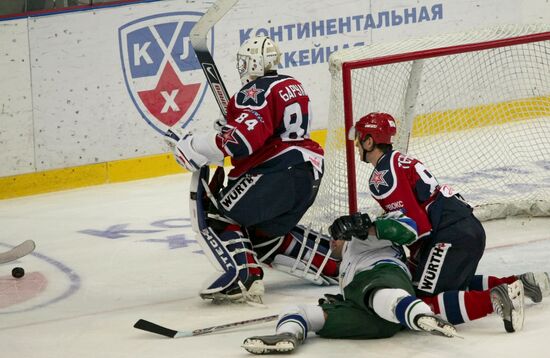 CSKA versus Salavat Yulayev, Continental Hockey League Open
