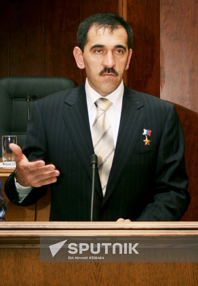 Yunus-Bek Yevkurov, Ingushetia's new president