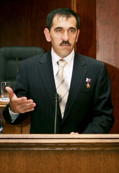 Yunus-Bek Yevkurov, Ingushetia's new president