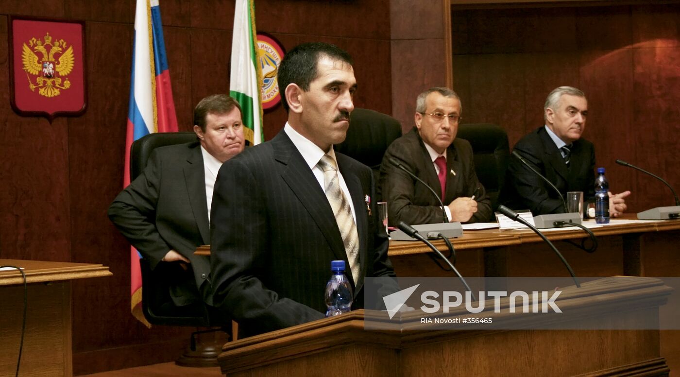 Yunus-Bek Yevkurov, Ingushetia's new president
