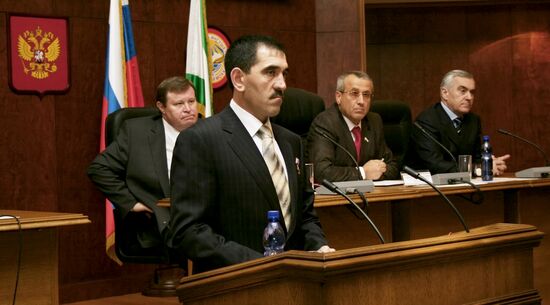 Yunus-Bek Yevkurov, Ingushetia's new president