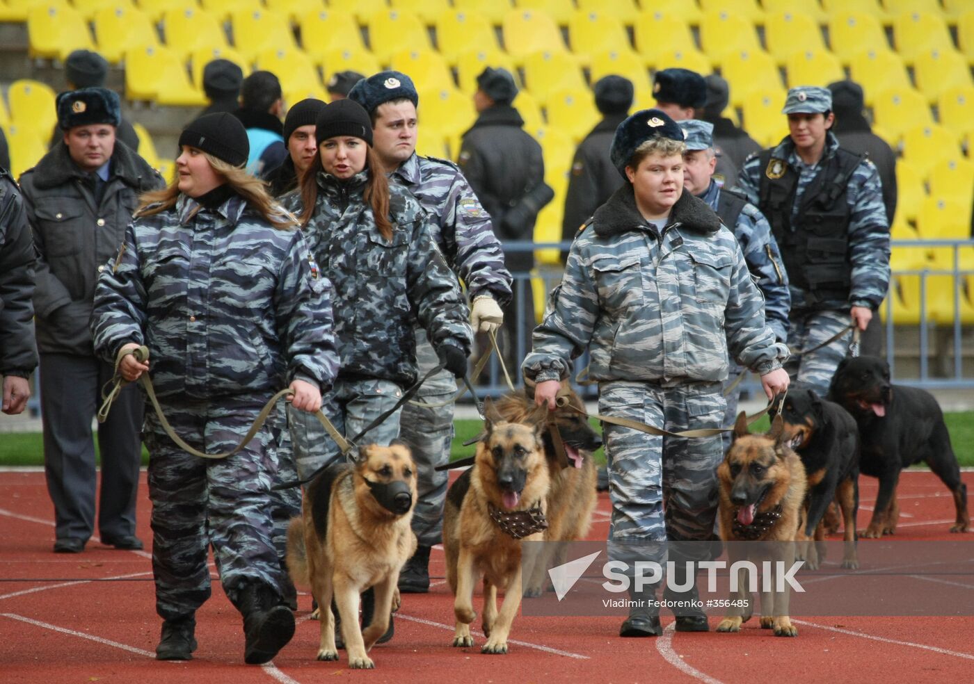 Russian football championship CSKA Moscow-Spartak Moscow