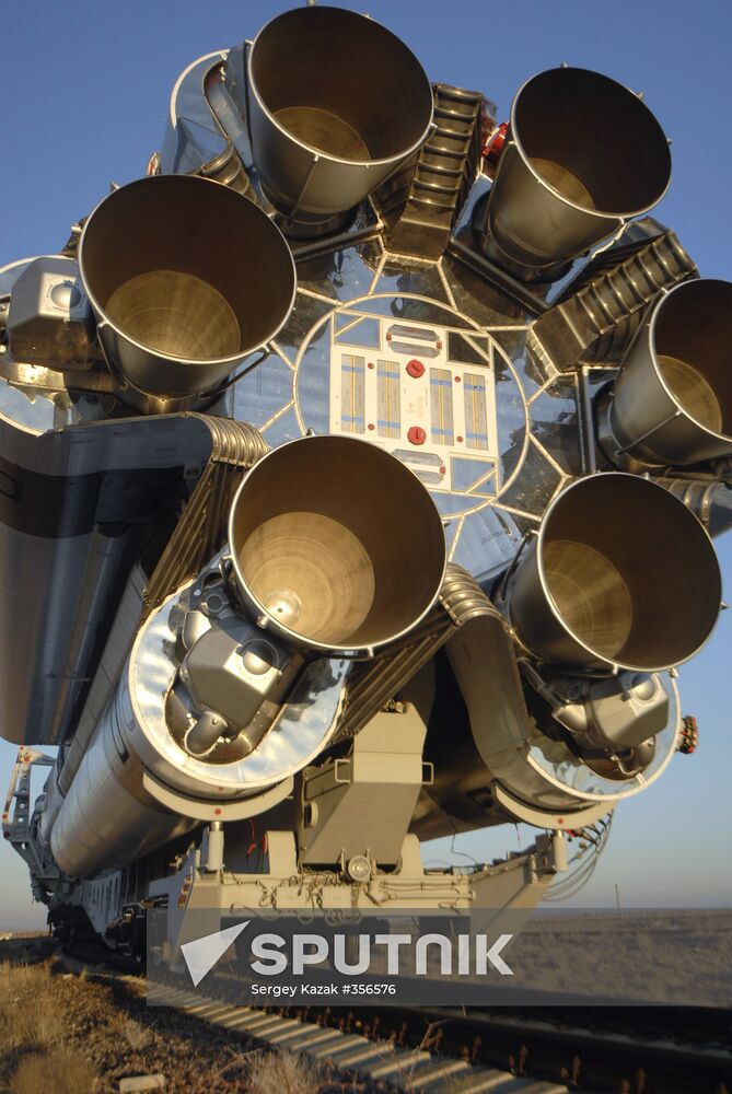 Preparing to launch a Proton-M rocket