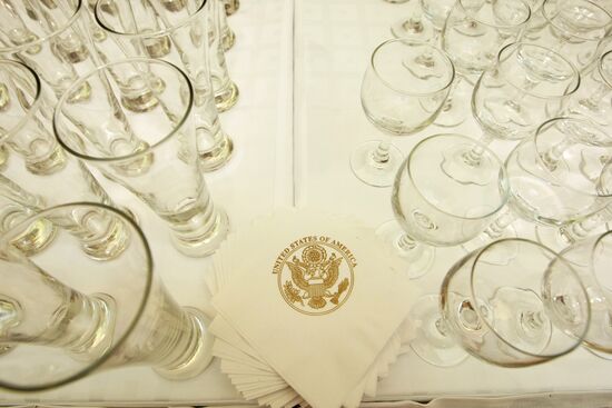US Ambassador holds a reception in Moscow
