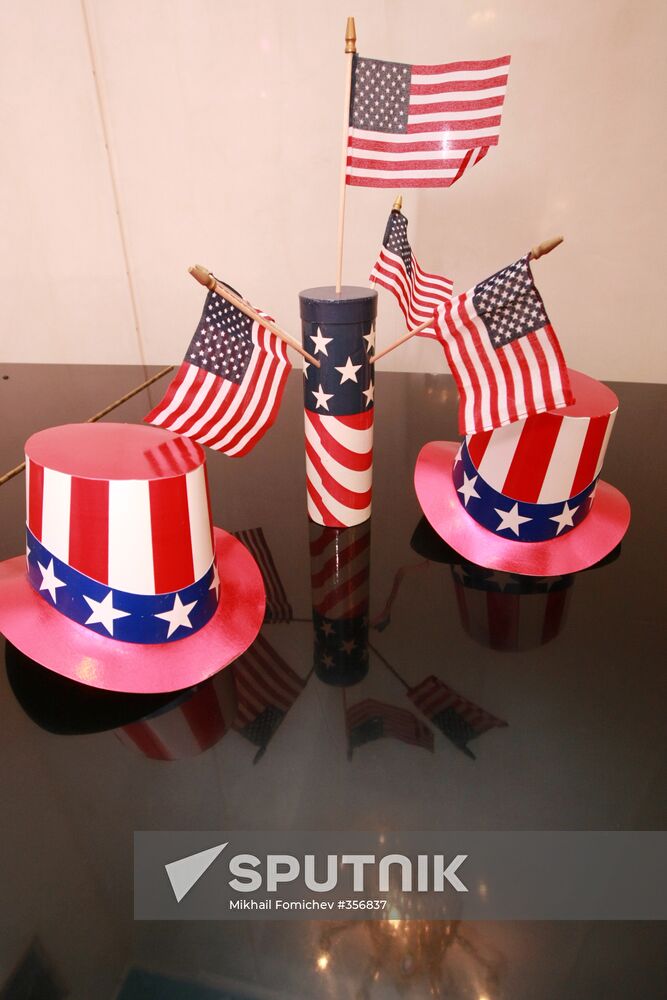 US Ambassador holds a reception in Moscow