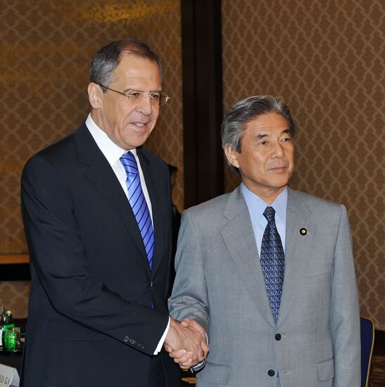 Sergei Lavrov visiting Japan