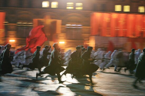 Parade rehearsal on Red Square