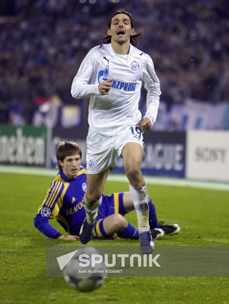 FC Zenit beats FC BATE 2-0 in Champions League match