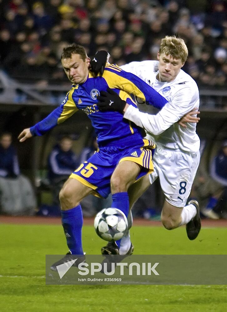 FC Zenit beats FC BATE 2-0 in Champions League match