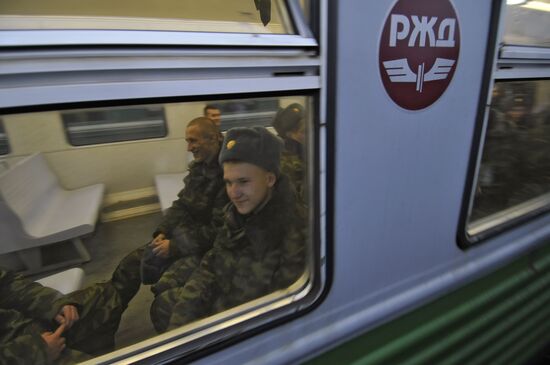 Military conscription in Veliky Novgorod