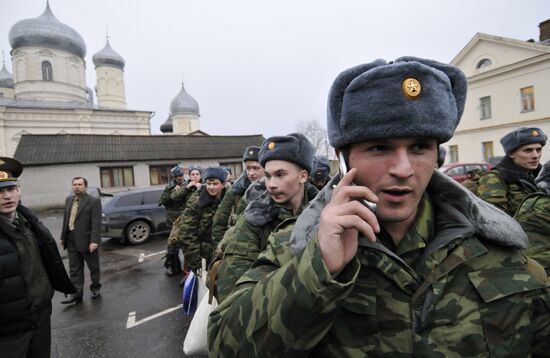 Conscription office in Veliky Novgorod