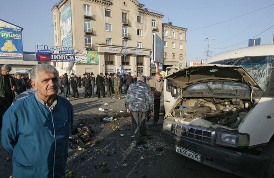 Minibus taxi blown up in Vladikavkaz
