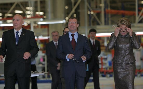 Opening new General Motors plant in St.Petersburg