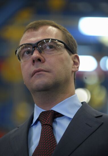 Opening new General Motors plant in St.Petersburg