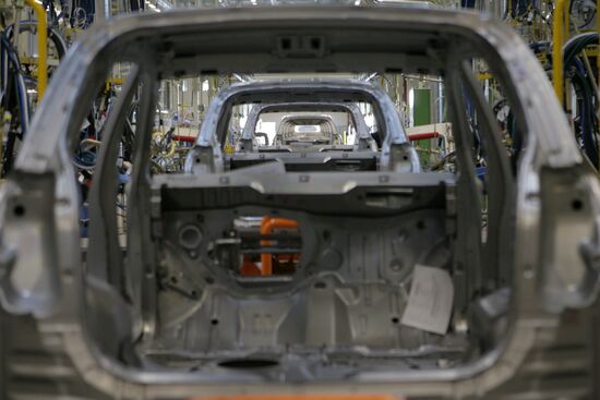 Opening new General Motors plant in St.Petersburg