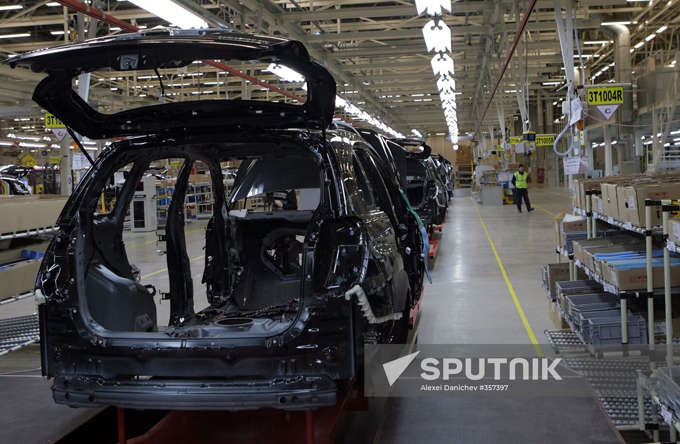 Opening new General Motors plant in St.Petersburg