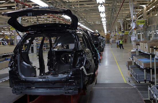 Opening new General Motors plant in St.Petersburg