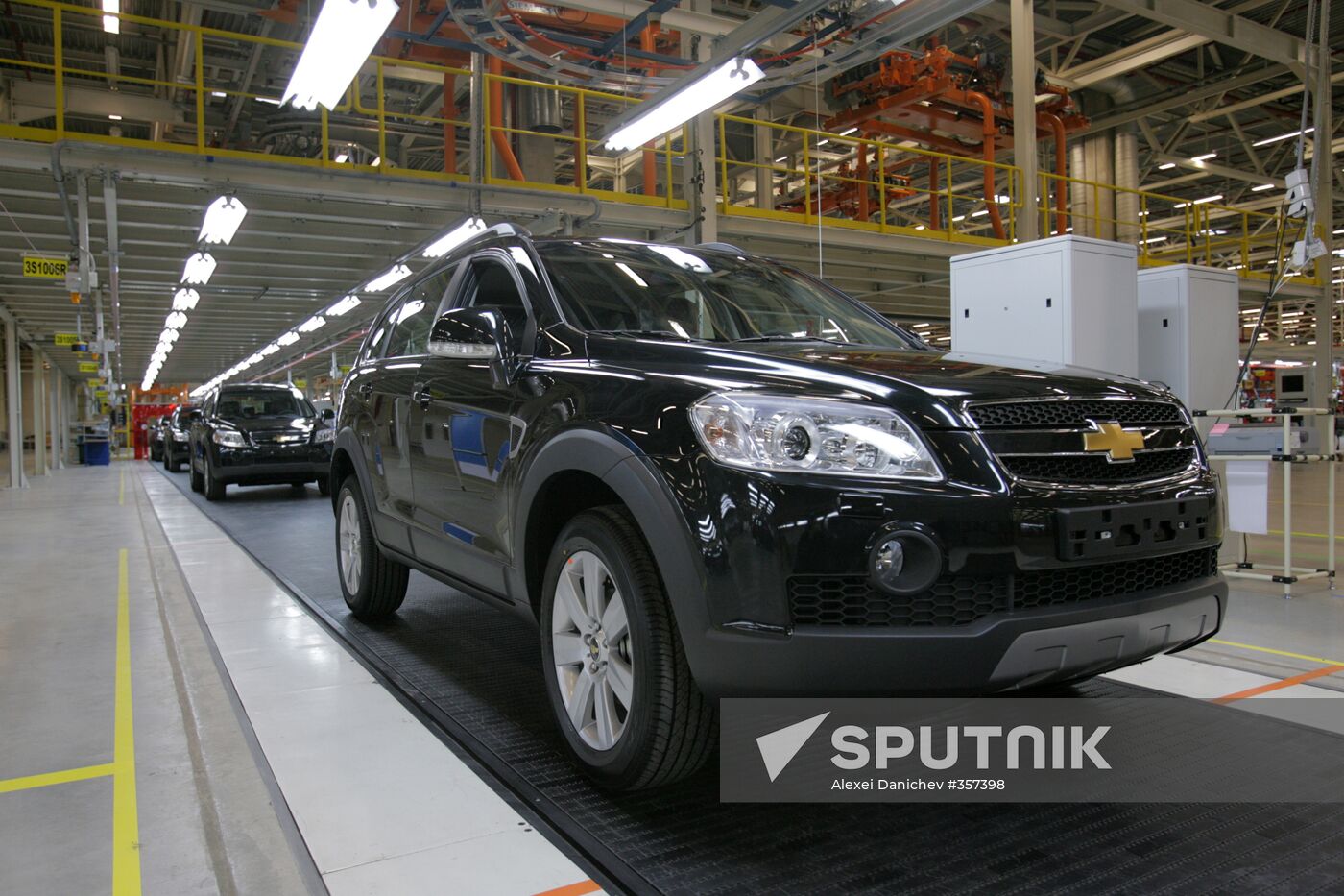 Opening new General Motors plant in St.Petersburg