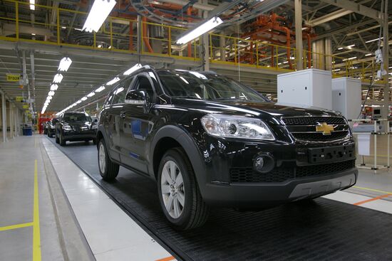 Opening new General Motors plant in St.Petersburg