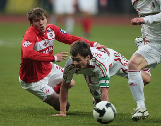 Russian Football Championships. Spartak vs. Lokomotiv