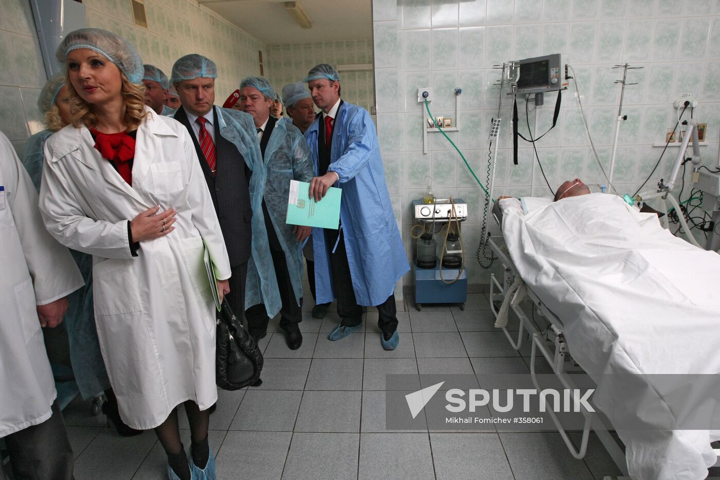 Health Minister visits the district hospital of Vidnoye