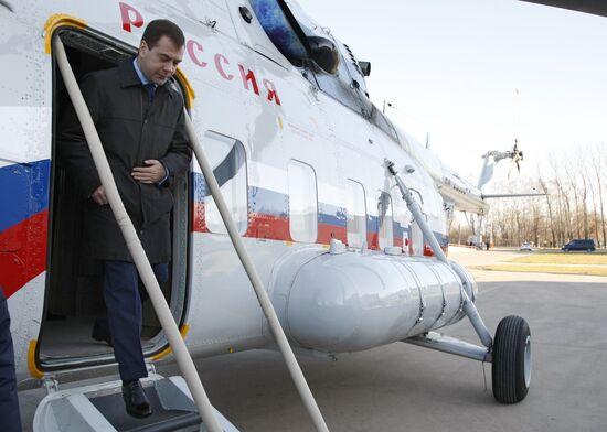 Russian President visits Dmitrov district