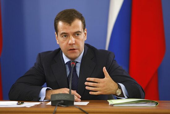 The Russian President visits the Dmitrov district