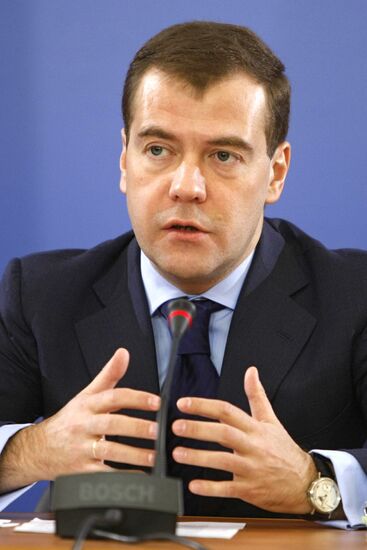 The Russian President visits the Dmitrov district