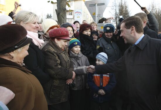 The Russian President visits the Dmitrov district