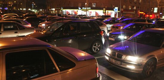 Traffic jam in Moscow
