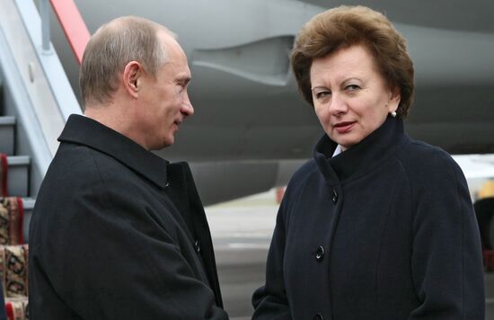 Vladimir Putin visiting Moldova
