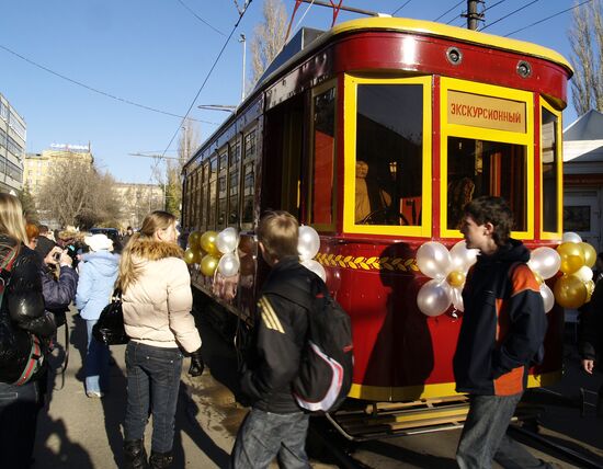 First city tram launched in Saratov a hundred years ago