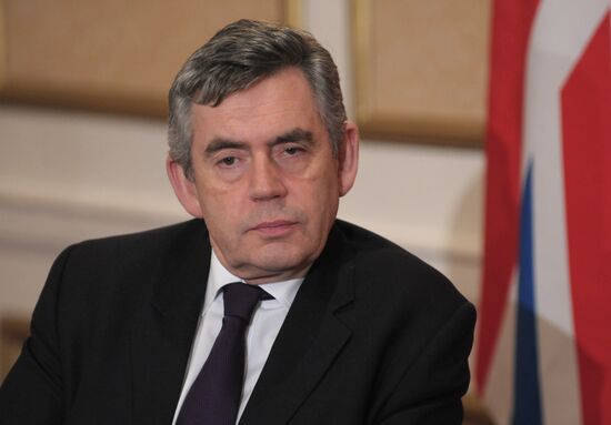 Gordon Brown in Washington, D.C.