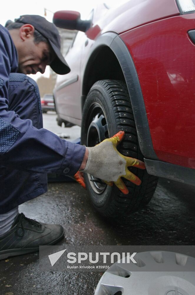 Tire fitting shops in Moscow