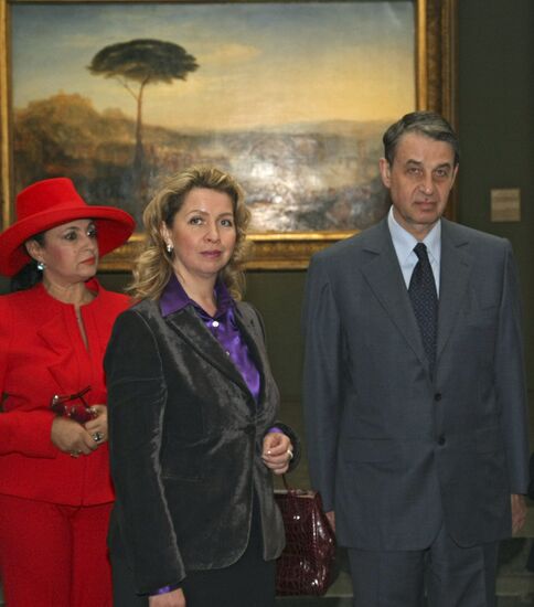 Russian First Lady at Pushkin Museum of Fine Arts