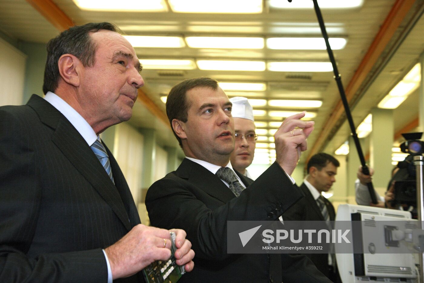 President Dmitry Medvedev visits Izhevsk