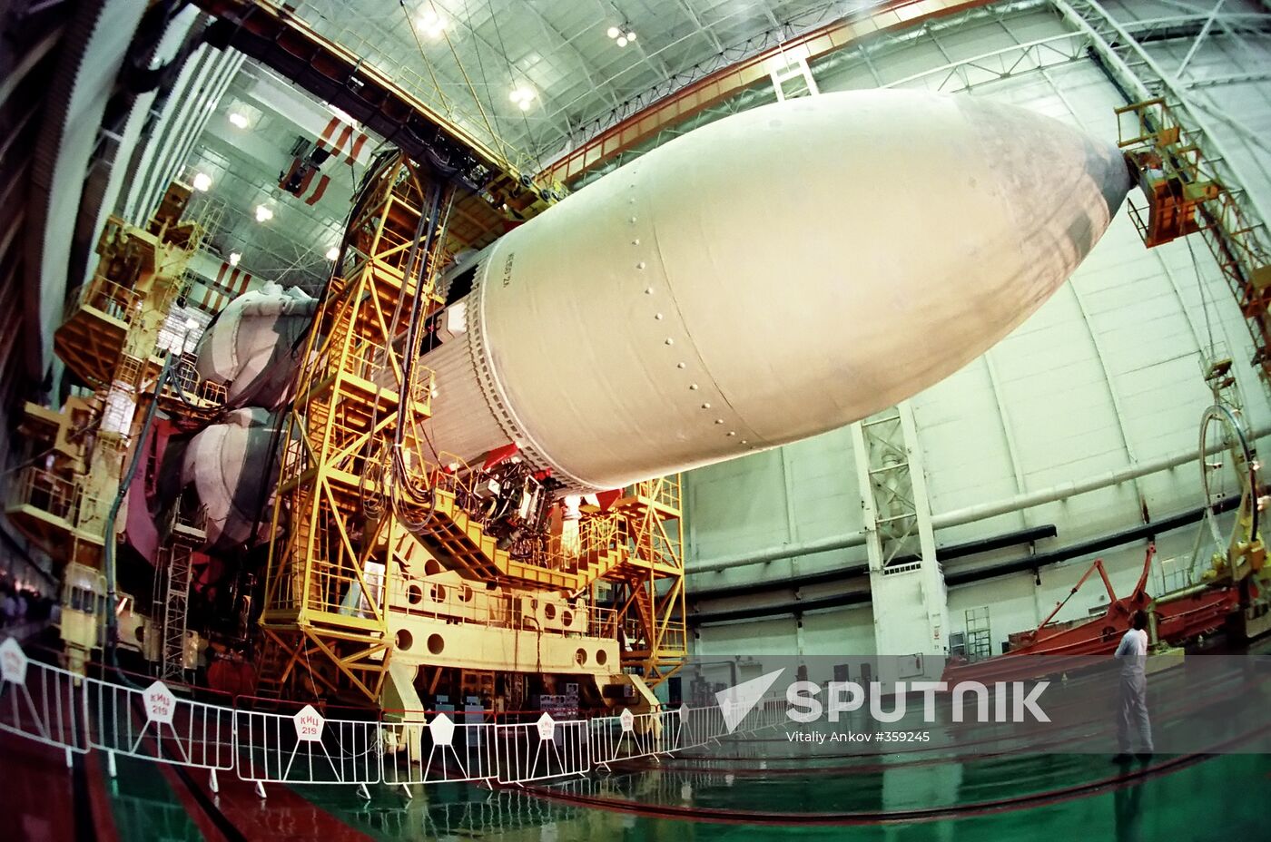 Energia rocket at Baikonur space center