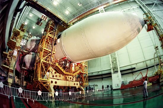 Energia rocket at Baikonur space center