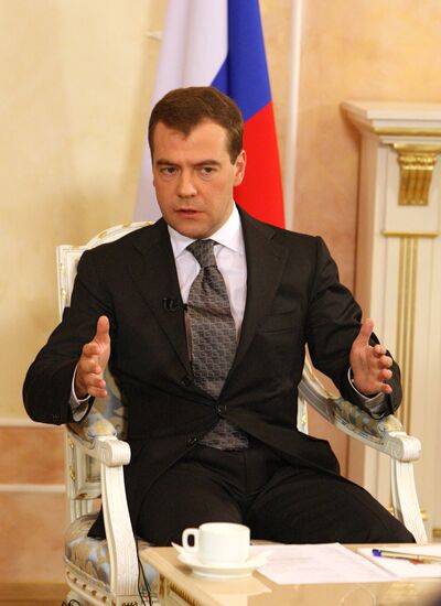 President Dmitry Medvedev visits Izhevsk
