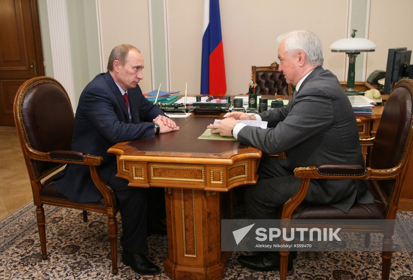 Vladimir Putin and Vladimir Kulakov