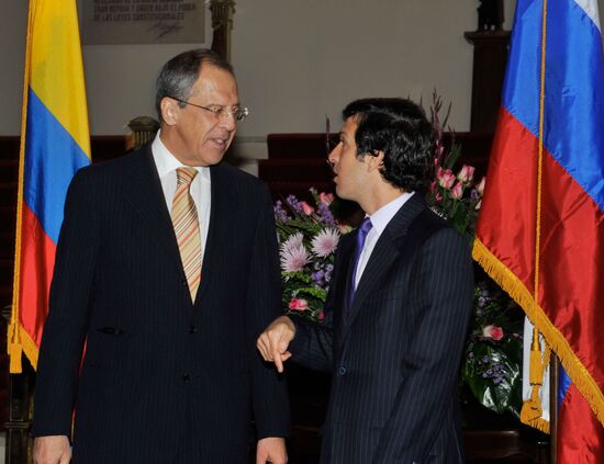Sergei Lavrov's visit to Colombia