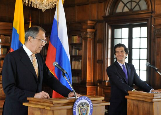 Sergei Lavrov's visit to Colombia