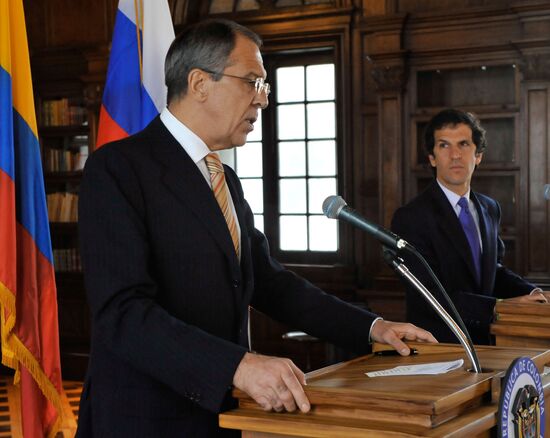 Sergei Lavrov's visit to Colombia