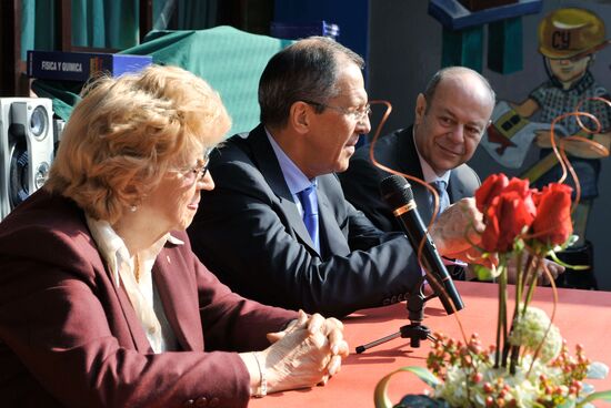 Sergei Lavrov visiting Peru